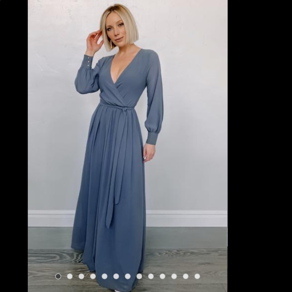 🌟LYDIA SLATE BLUE MAXI DRESS🌟